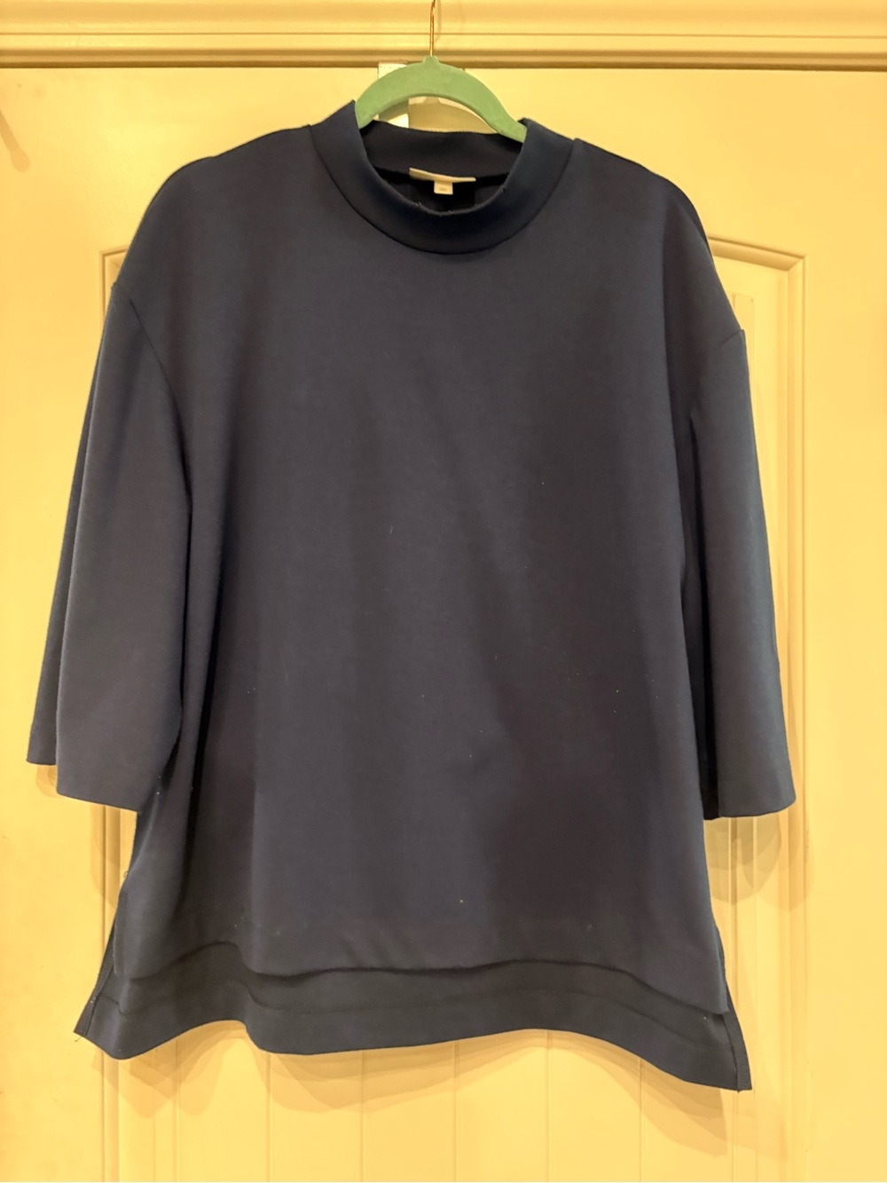 Prologue Navy Crewneck Boxy Tee